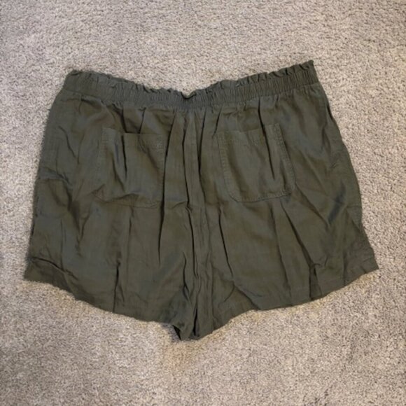 Knox Rose high waist drawstring shorts with belt size 3X - Picture 3 of 5
